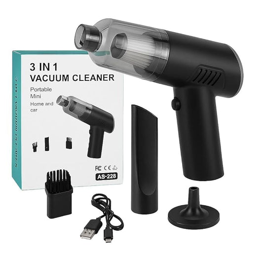 (UPDATED) 3-in-1 Wireless Mini Vacuum & Blower